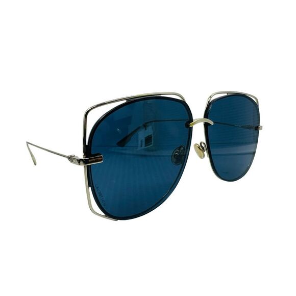 Christian Dior Stellaire 6 Sunglasses - J5GA9 - Gold / Blue Mirror - Picture 4 of 13